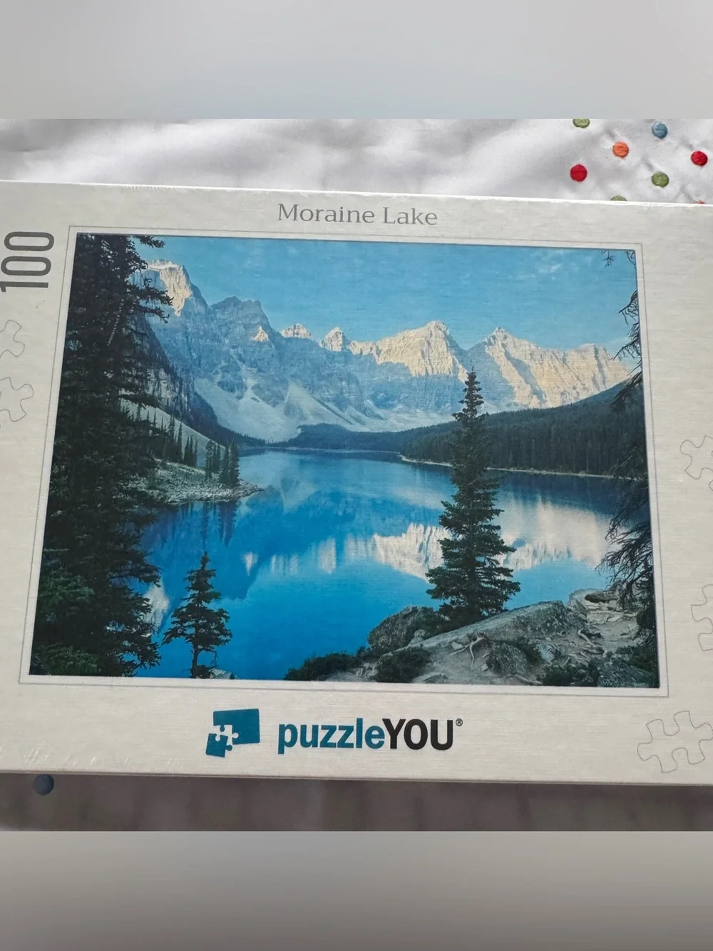 puzzleYOU Moraine Lake Canada 100-Piece Jigsaw Puzzle – Brand New Sealed